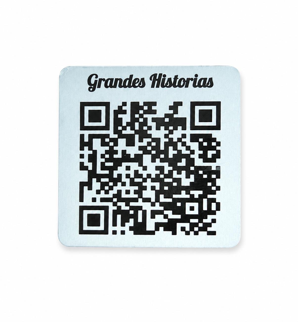 Placa con QR