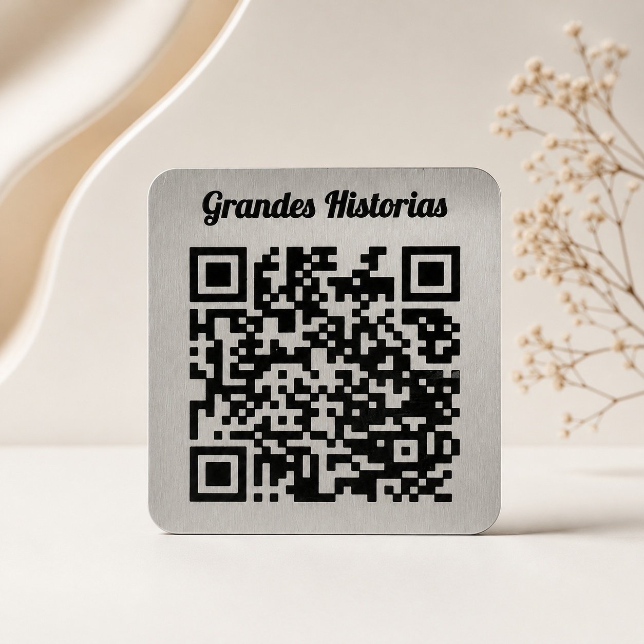 Collar para mascota con placa QR